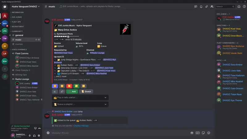 Music bot – screenshot